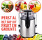 alpina Sapcentrifuge - Groente- en Fruitpers - Juicer - 0,6L Sapkan - 1L Pulpbak - 2 Snelheden