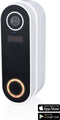 alpina Smart Home Draadloze Video-Deurbel met Camera en Wifi - Full HD - Intercom - Werkt op Interne Oplaadbare Batterijen - Nachtzicht - Bewegingssensor - IP65 - Wit