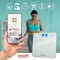 alpina Smart Home - Slimme Personenweegschaal - met Lichaamsanalyse - o.a. Gewicht, Vetpercentage en Spiermassa - met App - tot 8 Gebruikers