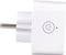 alpina Smart Home - Slimme Stekker - Smart Plug voor Binnen - 2500W - Tijdschema's - Verbruiksmeter - App en Stem Besturing