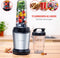 alpina Smoothie Maker - Blender To Go 500ml tot 1L - 1200W - RVS