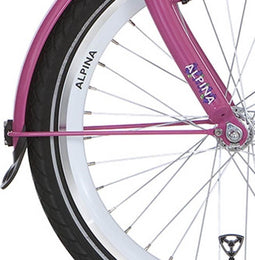Alpina Spatbordstang set 22 candy pink