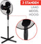 Alpina - Staande Ventilator - Ø 40 cm - Zwart - 40 Watt