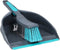 Alpina Stoffer en Blik 23 x 35 cm | Donkergrijs met blauw