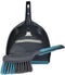 Alpina Stoffer en Blik 23 x 35 cm | Donkergrijs met blauw