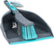 Alpina Stoffer en Blik 23 x 35 cm | Donkergrijs met blauw