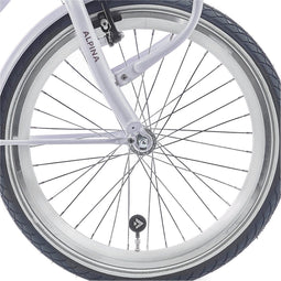 Alpina voorwiel 22 HLQC Ocean/Clubb zilver zink spk