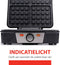 alpina Wafelijzer - Brusselse Wafels - Antiaanbaklaag - 4 Wafels - 1200W