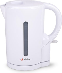 alpina Waterkoker - 1,7 Liter - 2200 Watt - Snoerloze Kan - Droogkookbeveiliging - Wit