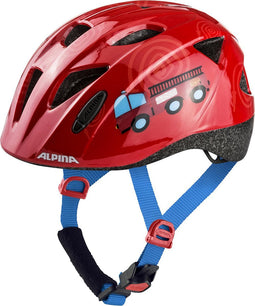 Alpina Ximo Fietshelm Kinderen, rood/bont Hoofdomtrek 45-49cm