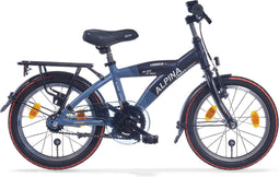 Alpina Yabber fiets - 18 inch - Stone Blue Matt / Navy Blue Matt - Mountainbike - Crossfiets - Jongensfiets - Blauw