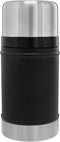 Stanley Classic Legendary Food Jar 0,7L | Matte Black Pebble | Lunchbox houdt 15 uur warm of 18 uur koud | Deksel is ook kom | Lekvrij | BPA-Vrij | Vaatwasserbestendig