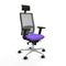 Bureaustoel met hoofdsteun Piqueras y Crespo 2D086N1 Lila