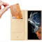 Dux Ducis - Geschikt voor Samsung Galaxy S23 Ultra - Slim bookcase hoesje - Goud
