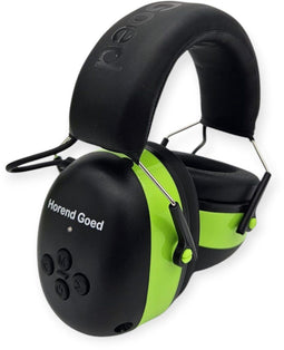 Horend Goed Bluetooth Oorkappen SNR 30 dB - Groen - Oorkappen - gehoorbescherming - oorbeschermers met BLUETOOTH - AUX - Bellen- OPLAADBAAR oorkappen - oorbescherming - Ergonomisch