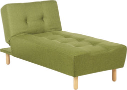 ALSTEN - Chaise longue - Groen - Symmetrisch - Polyester