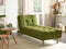 ALSTEN - Chaise longue - Groen - Symmetrisch - Polyester
