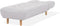 ALSTEN - Chaise longue - Licht Grijs - Symmetrisch - Polyester