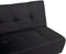 ALSTEN - Hoekslaapbank - Zwart - Rechterzijde - Polyester