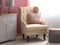 ALTA - Chesterfield fauteuil - Beige - Polyester