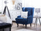 ALTA - Chesterfield fauteuil - Blauw - Fluweel