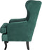ALTA - Chesterfield fauteuil - Groen - Fluweel