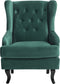 ALTA - Chesterfield fauteuil - Groen - Fluweel