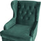 ALTA - Chesterfield fauteuil - Groen - Fluweel