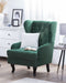ALTA - Chesterfield fauteuil - Groen - Fluweel