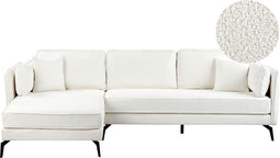 ALTAN - Hoekbank - Wit - Rechtszijdig - Bouclé