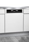 BAUKNECHT OBBC ECOSTAR 7540 - Half Geïntegreerde Vaatwasser 14 Couverts - ActiveDry - Roestvrij staal