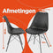 Alterego Byblos - Design Stoel - Zwart Industrieel Design - 55x45x83cm