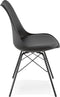 Alterego Byblos - Design Stoel - Zwart Industrieel Design - 55x45x83cm