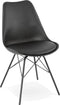 Alterego Byblos - Design Stoel - Zwart Industrieel Design - 55x45x83cm