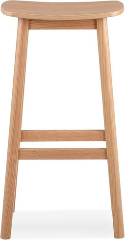Alterego Dumas - Barkruk - Natuurlijk Eikenhout - 41x32x76cm