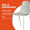 Alterego Feliz - Designer Stoel - Groene Binnen- & Buitenstoel - 52.5x48x88cm