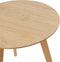 Alterego - GABY - Ronde nesttafels - Bruin - 50x50x45 cm