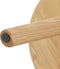 Alterego - GABY - Ronde nesttafels - Bruin - 50x50x45 cm