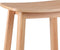 Alterego Mini Dumas - Barkruk - Zwart Hout - 41x32x66cm