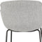 Alterego Mini Forti - Lichtgrijze Stoffen Barkruk - 59x54x97,5cm