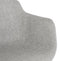 Alterego Mini Forti - Lichtgrijze Stoffen Barkruk - 59x54x97,5cm