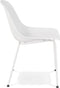 Alterego Viky - Wit Geperforeerde Designerstoel - Binnen & Buiten - 58.5x46.5x82.5cm