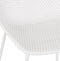 Alterego Viky - Wit Geperforeerde Designerstoel - Binnen & Buiten - 58.5x46.5x82.5cm