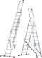 Altrex All Round 3x10 sporten - Reformladder - Lichtgewicht aluminium - Uitgeschoven lengte 6.65m - Werkhoogte 7.30m