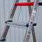 Altrex Double Decker 6 treeds - Huishoudtrap - Lichtgewicht aluminium - Werkhoogte 3.25m - Opberghoogte 2.09m