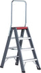 Altrex Falco FDO 4 Dubbele trap - Aluminium met coating - 2 x 4 treden - max. werkhoogte 2.95 m.