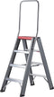 Altrex Falco FDO 4 Dubbele trap - Aluminium met coating - 2 x 4 treden - max. werkhoogte 2.95 m.