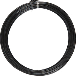 Alu draad, dikte 2 mm, zwart, rond, 10m