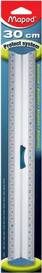 Aluminium 30 cm liniaal - maatvoering tweezijdig