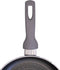 Aluminium koekenpan met antiaanbaklaag en friteuse - Ø 24cm - Geschikt voor alle type fornuis, inclusief inductie - Roestvrijstaal - Versterkt met 4 antiaanbaklagen